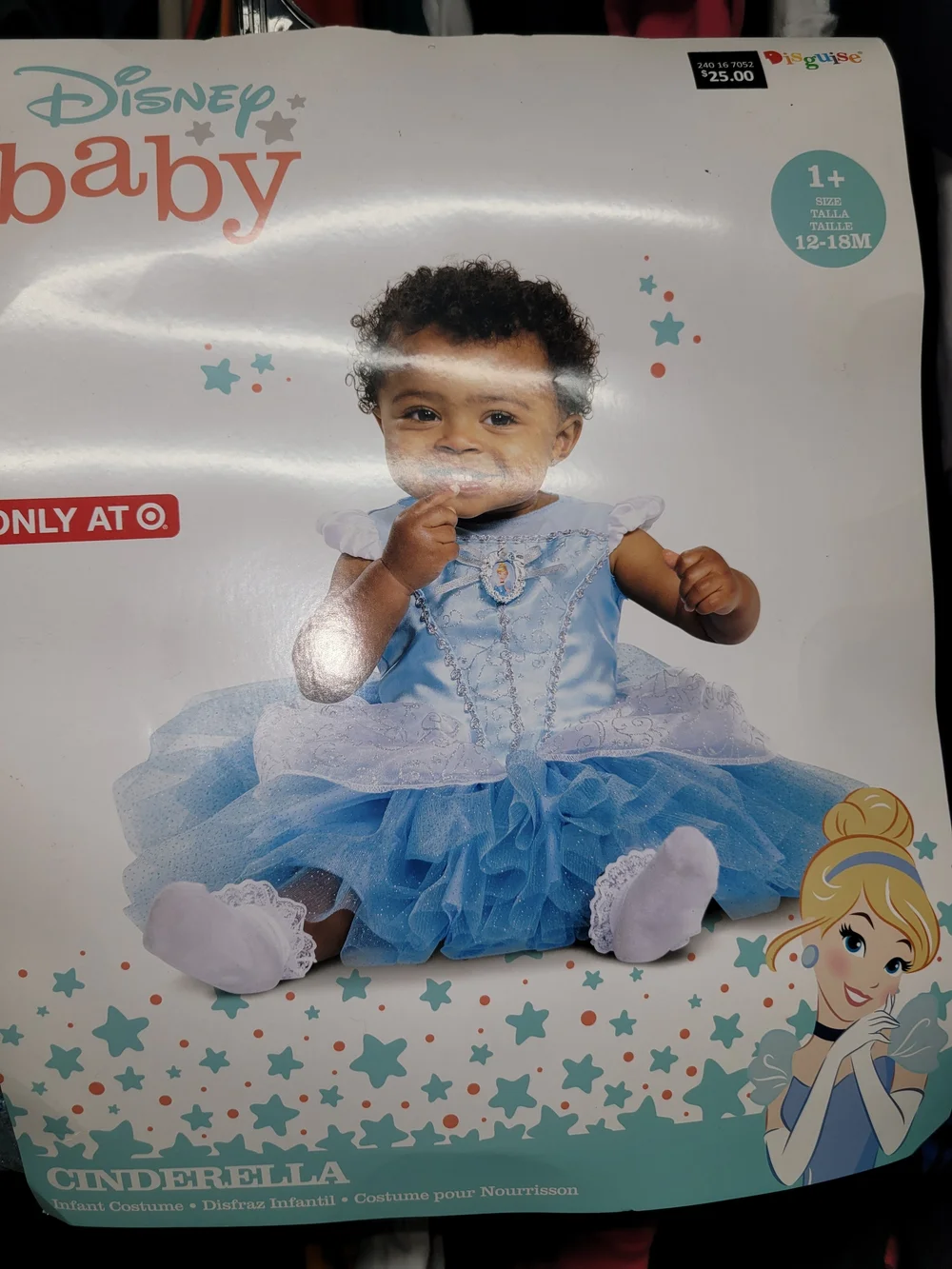 Disney Baby Cinderella Blue Infant Costume - Blue
